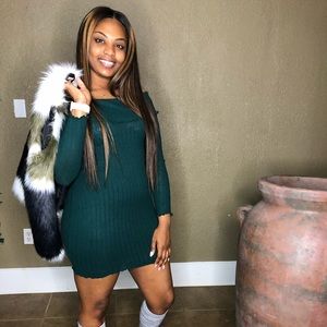 Off the shoulder dress